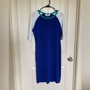 Blue and White dress size Large